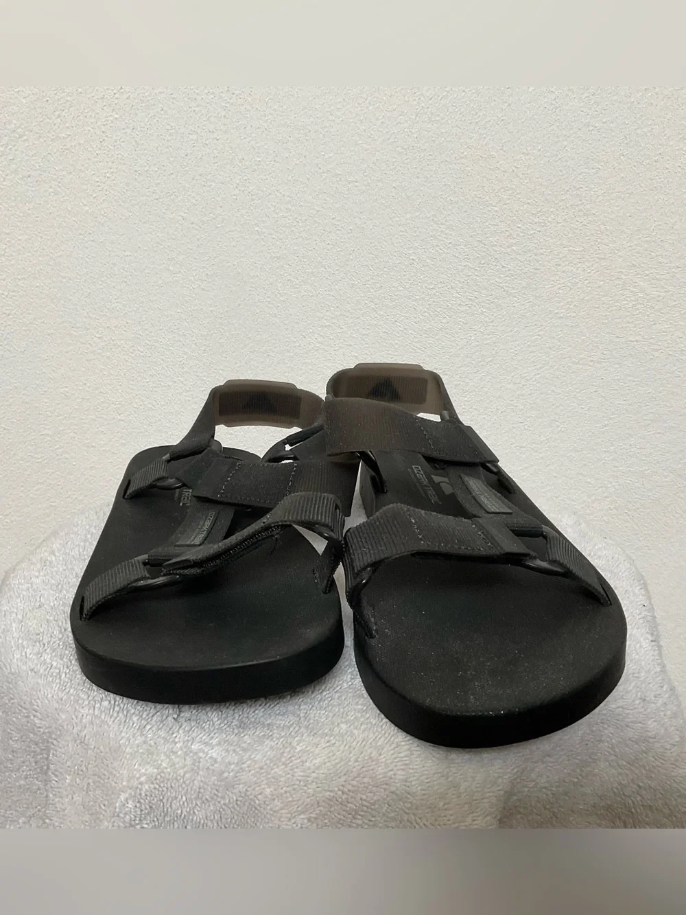 Ozark Trail Grendene Black Adjustable Open Toe Sandals Size 12 Men's Camping